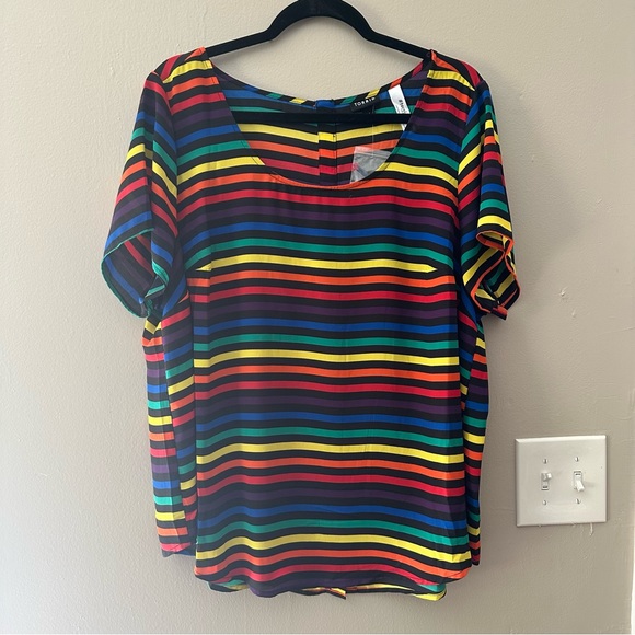 Women’s Torrid Abbey Georgette Button back blouse size 1 NWT - Picture 12 of 12